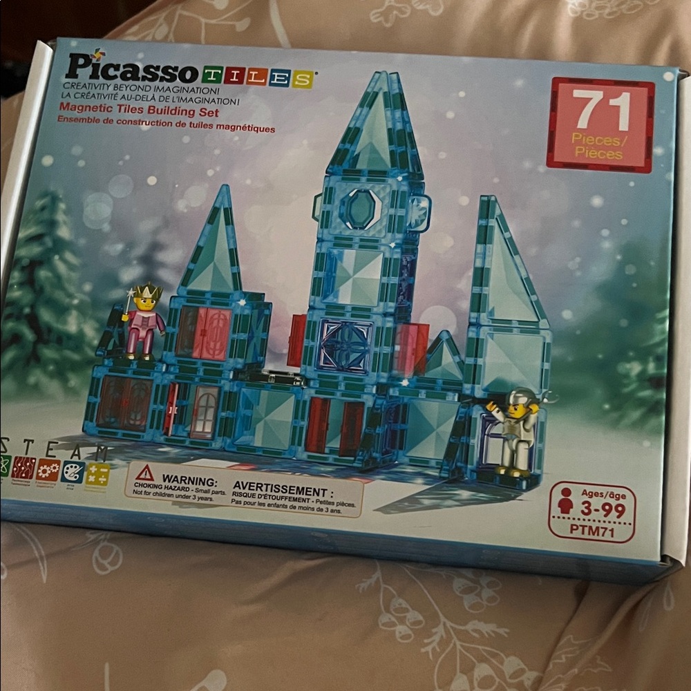 Magnetic Building Set - Blue